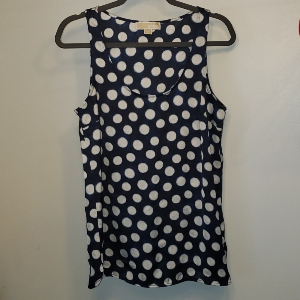 Michael Kors silky sleeveless blouse size M
